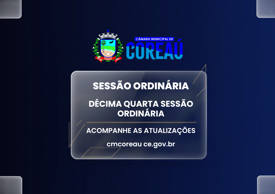 PAUTA DA DÉCIMA QUARTA SESSÃO ORDINÁRIA